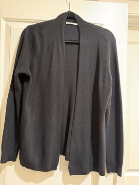 NWOT Cyrus Black Ribbed Knit Cardigan